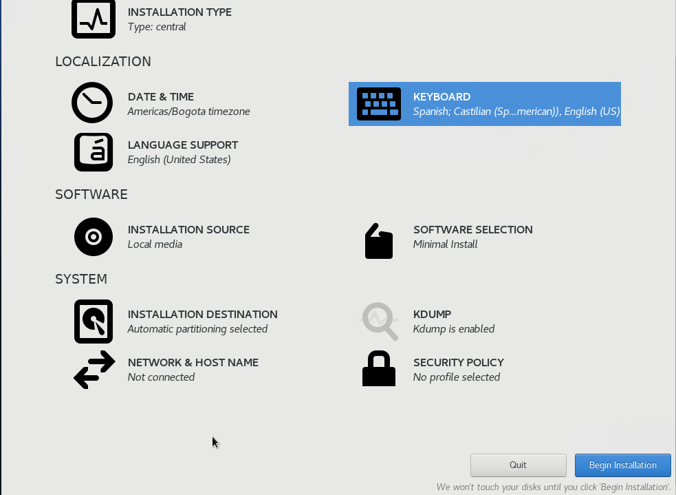 Como instalar Centreon Sobre Microsoft Hyper-v 14 14 comienzo de instalación - Berruit